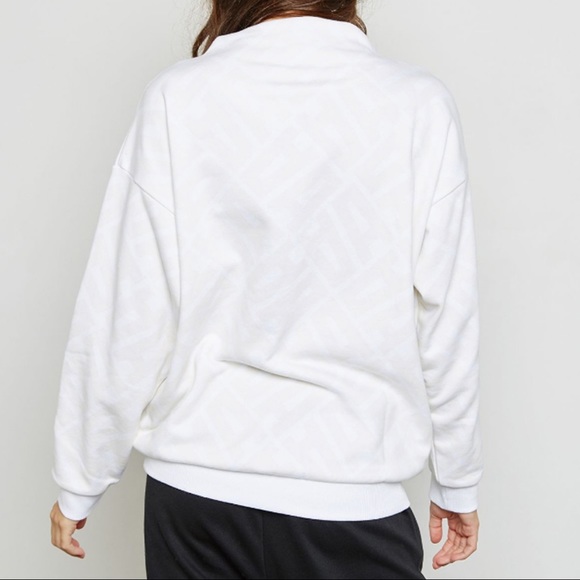 Adidas Originals All Over Print Sweatshirt - Cream - Picture 3 of 8